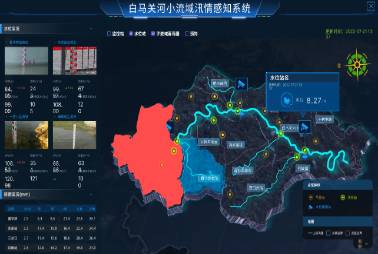 中小流域汛情感知系統